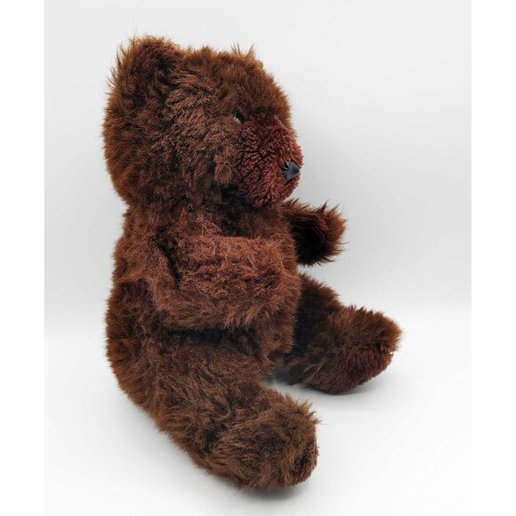 24K Polar Puff Hubie Teddy Bear Full Body Hand Puppet Plush #4676 Vintage 1985 - Picture 2 of 5